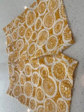 Mr Turk Gold/Yellow Mod Pattern Pants  Size 28